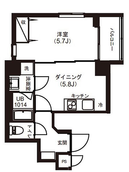 レピュア両国レジデンス 102｜東京都墨田区石原４丁目(賃貸マンション1DK・1階・28.33㎡)の写真 その2