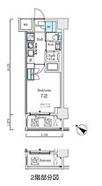 アジュールテラス日本橋浜町 604 ｜ 東京都中央区日本橋浜町１丁目10-1（賃貸マンション1K・6階・25.07㎡） その2