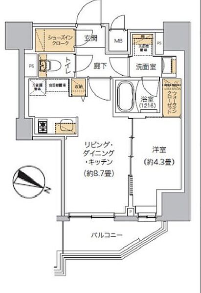 リビオメゾン南砂町 610｜東京都江東区南砂２丁目(賃貸マンション1LDK・6階・36.02㎡)の写真 その2