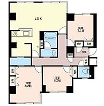 グリーンホームズI 704 ｜ 東京都中央区勝どき３丁目14-10（賃貸マンション3LDK・7階・93.14㎡） その2