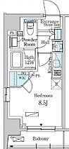 パークアクシス日本橋茅場町ステーションゲート 701 ｜ 東京都中央区日本橋茅場町２丁目5-9（賃貸マンション1R・7階・25.91㎡） その2