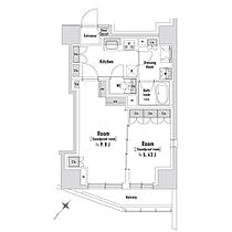 トラック八丁堀 703 ｜ 東京都中央区八丁堀３丁目27-未定（賃貸マンション2K・7階・47.01㎡） その2