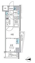 プライマル門前仲町 501 ｜ 東京都江東区深川２丁目2-31（賃貸マンション1DK・5階・25.38㎡） その2