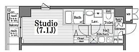 ガラ・シティ日本橋茅場町 10F ｜ 東京都中央区日本橋小網町1-4（賃貸マンション1K・10階・23.19㎡） その2