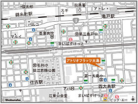 アトリオフラッツ大島 103 ｜ 東京都江東区大島2丁目39-5（賃貸マンション1R・1階・23.28㎡） その3