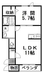 パルファンII 1階
