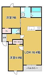 仮)西16南5アパート 3階