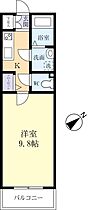 PRINCESS南町 0102 ｜ 茨城県水戸市南町1丁目（賃貸マンション1K・1階・29.05㎡） その2