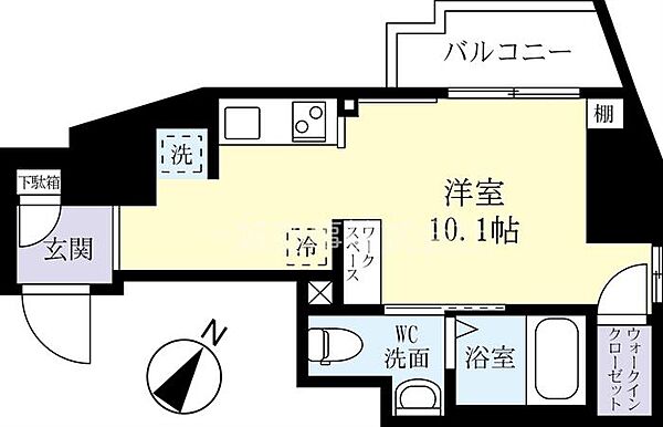 グラーヴェ三の丸 1205｜茨城県水戸市三の丸2丁目(賃貸マンション1R・12階・27.18㎡)の写真 その2