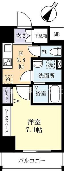 グラーヴェ三の丸 1203｜茨城県水戸市三の丸2丁目(賃貸マンション1K・12階・26.33㎡)の写真 その2