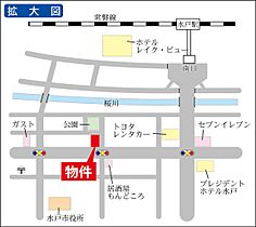 ｗｉｌｌＤｏ桜川 0902 ｜ 茨城県水戸市中央1丁目（賃貸マンション1K・9階・32.77㎡） その3