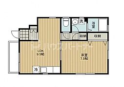 ピュアメゾン大原 1LDKの間取図画像