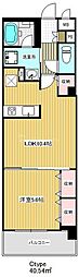 グレイスコート 1LDKの間取図画像