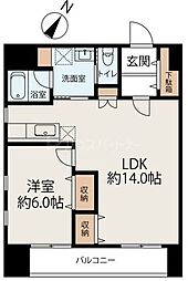 VistaArena 1LDKの間取図画像