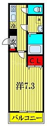 (仮称)ジーメゾン宮宮原町 1Kの間取図画像