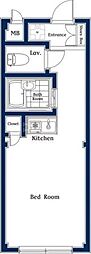 宮町マンション ワンルームの間取図画像