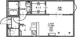KEIAI RESIDENCE 大和田VI 1LDKの間取図画像