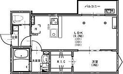 KEIAI RESIDENCE 大和田VI 1LDKの間取図画像
