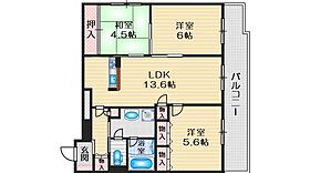 フローライト緑地公園 303 ｜ 大阪府豊中市寺内１丁目（賃貸マンション3LDK・3階・69.52㎡） その2