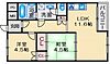 大建コーポ江坂2階7.5万円