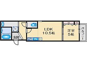 フジパレス吹田垂水町II番館 102 ｜ 大阪府吹田市垂水町２丁目（賃貸アパート1LDK・1階・38.28㎡） その2