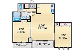 ボナ　ベルス千里中央 203 ｜ 大阪府豊中市上新田２丁目（賃貸マンション2LDK・2階・60.51㎡） その2