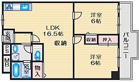 メゾンベール 407 ｜ 大阪府吹田市南金田２丁目（賃貸マンション2LDK・4階・63.00㎡） その2