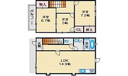 垂水町1丁目テラスハウス　東側
