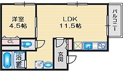 間取図画像 1LDK