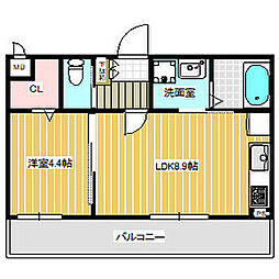 間取図画像 1LDK