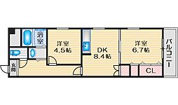 間取図画像 2DK