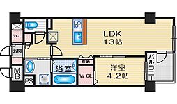 グランデュール 1LDKの間取図画像