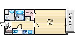ザ・テラス吹田UH 1Kの間取図画像