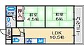 新南千里マンション4階6.8万円