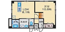スペィシャス緑地公園 1LDKの間取図画像
