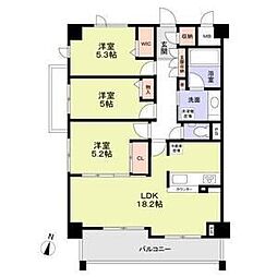 アンビエラ桃山台 3LDKの間取図画像
