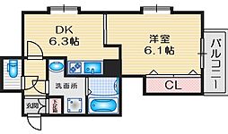 NEO.FLATSTATUMI 1DKの間取図画像
