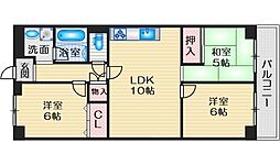 日商岩井緑地公園マンション 3LDKの間取図画像