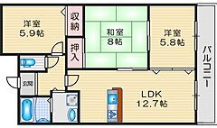 物件の間取り