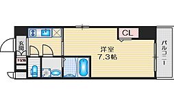 ファーストフィオーレ江坂グレース 1Kの間取図画像