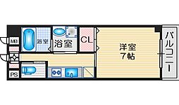 アンフィニ2 1Kの間取図画像