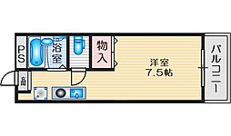 ハイツホシガキ 1Kの間取図画像