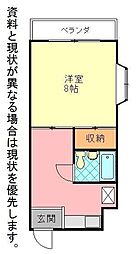 メッセシティ石垣 1DKの間取図画像