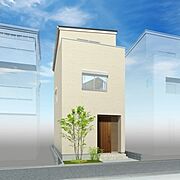 外観イメージパース(参考建物プラン)間取り・外観すべて選べる注文住宅です。