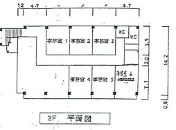 卸売市場ビル 2階/-
