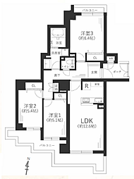 グランドメゾン小阪 3LDKの間取図画像