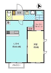 間取図画像 1LDK
