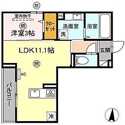 プレミライフ寿町 1LDKの間取図画像