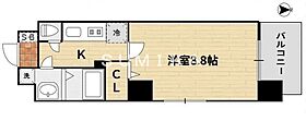 グランフォンテーヌ奉還町  ｜ 岡山県岡山市北区奉還町4丁目（賃貸マンション1K・3階・27.00㎡） その2