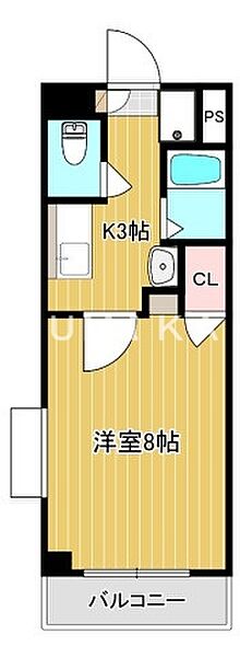 ルナ国体町 ｜岡山県岡山市北区国体町(賃貸マンション1K・1階・24.80㎡)の写真 その2